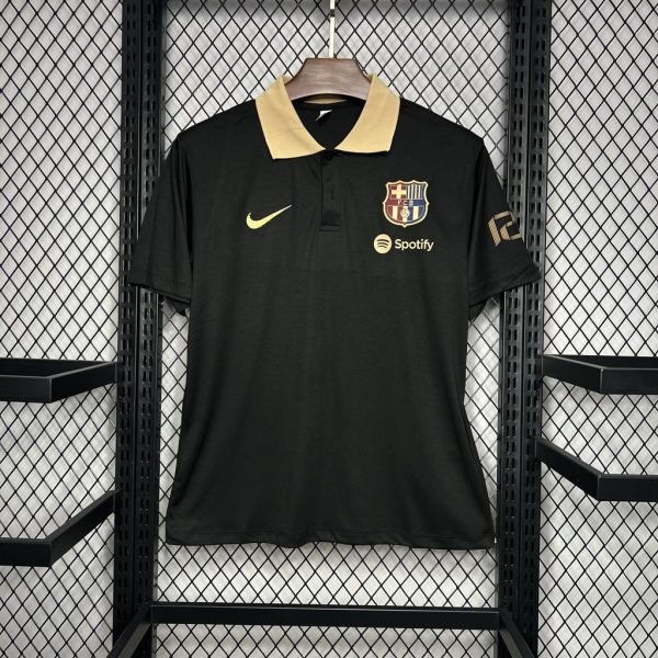 Barcelona 2024/25 - Camiseta Polo Negra