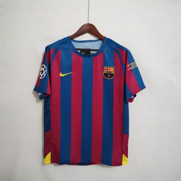 Barcelona (Ronaldinho/10) 2005/06 - Local - Aficionado - Retro - Imagen 2