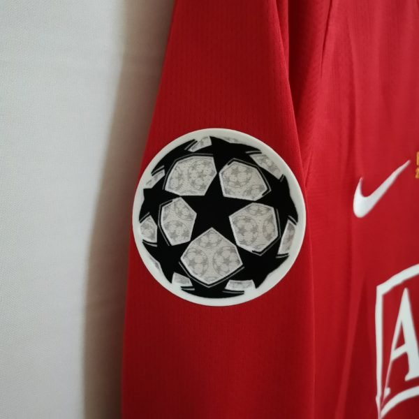Manchester United (Ronaldo/7) 2008 - Local - Aficionado - Retro - Manga Larga - Imagen 4