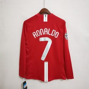 Manchester United (Ronaldo/7) 2008 - Local - Aficionado - Retro - Manga Larga