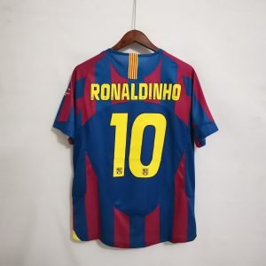 Barcelona (Ronaldinho/10) 2005/06 - Local - Aficionado - Retro