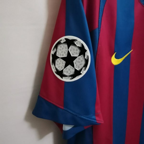 Barcelona (Ronaldinho/10) 2005/06 - Local - Aficionado - Retro - Imagen 3