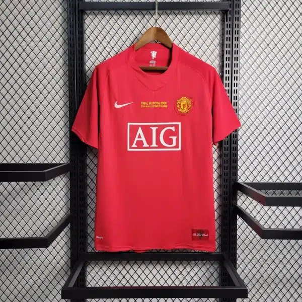 Manchester United (Ronaldo/7) 2007/08 - Local - Aficionado - Retro - Imagen 2
