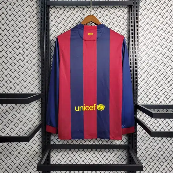 Barcelona 2014/15 - Local - Aficionado - Retro - Manga Larga - Imagen 4