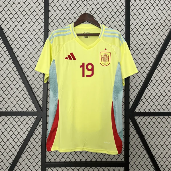 España (Lamine Yamal/19) 2024/25 - Visita - Aficionado - Hombre - Imagen 2