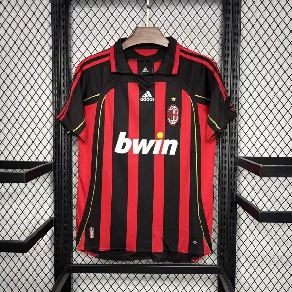 AC Milán (Kaká/22) 2006/07 - Local - Aficionado - Retro - Imagen 4