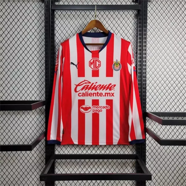 Chivas de Guadalajara 2024/25 - Local - Aficionado - Hombre - Manga Larga
