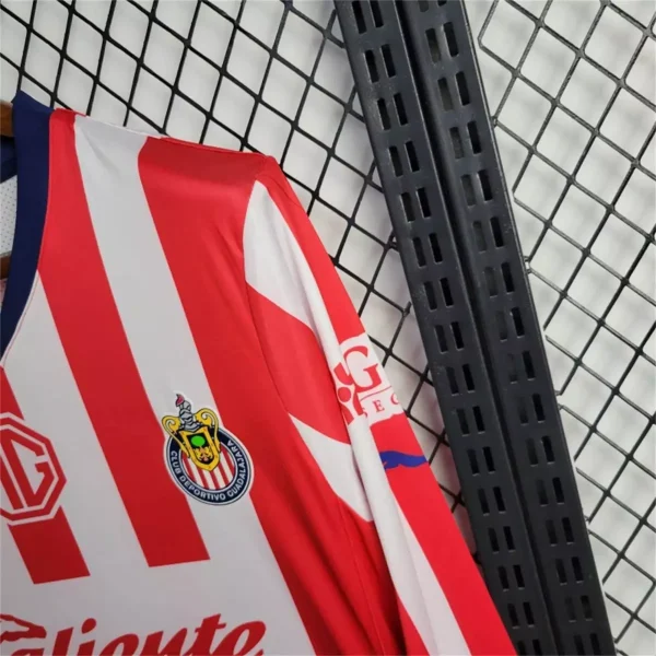 Chivas de Guadalajara 2024/25 - Local - Aficionado - Hombre - Manga Larga - Imagen 2