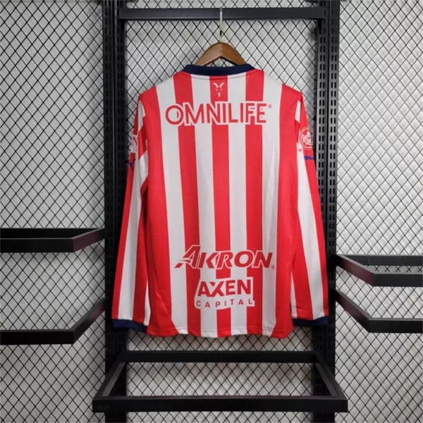 Chivas de Guadalajara 2024/25 - Local - Aficionado - Hombre - Manga Larga - Imagen 4