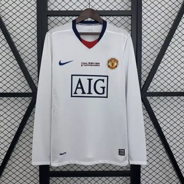 Manchester United 2008/09 - Visita - Aficionado - Retro - Manga Larga