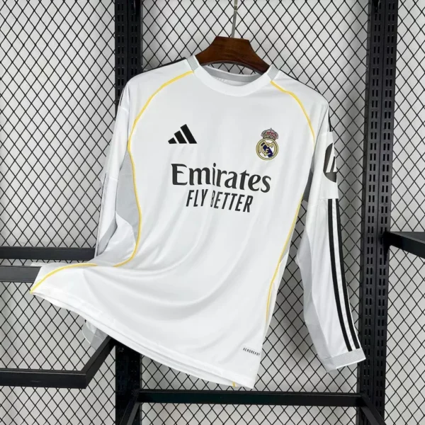 Real Madrid 2025/26 - Local - Aficionado - Hombre - Manga Larga