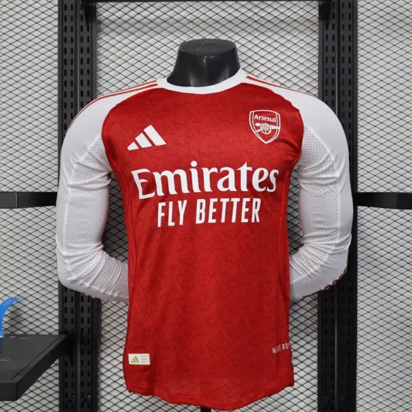 Arsenal 2025/26 - Local - Jugador - Manga Larga