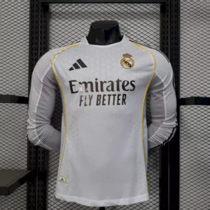 Real Madrid 2025/26 - Local - Jugador - Manga Larga