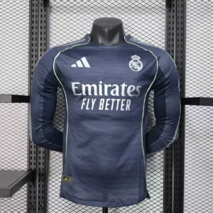 Real Madrid 2025/26 - Visita - Jugador - Manga Larga